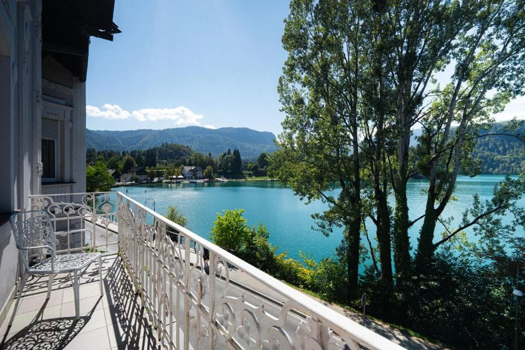 Executive Suite balcony overlooking Lake Bled